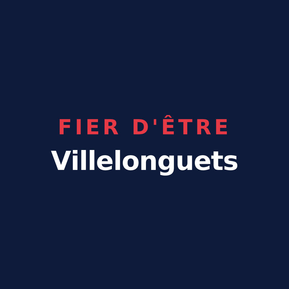 T-shirt « Fier d'être Villelonguets » — design pour Villelongue-de-la-Salanque
