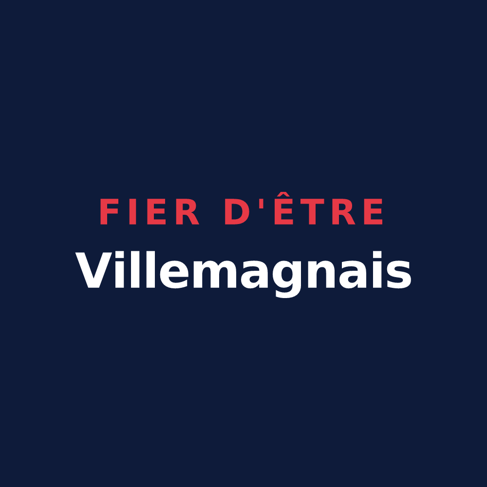 T-shirt « Fier d'être Villemagnais » — design pour Villemagne-l'Argentière