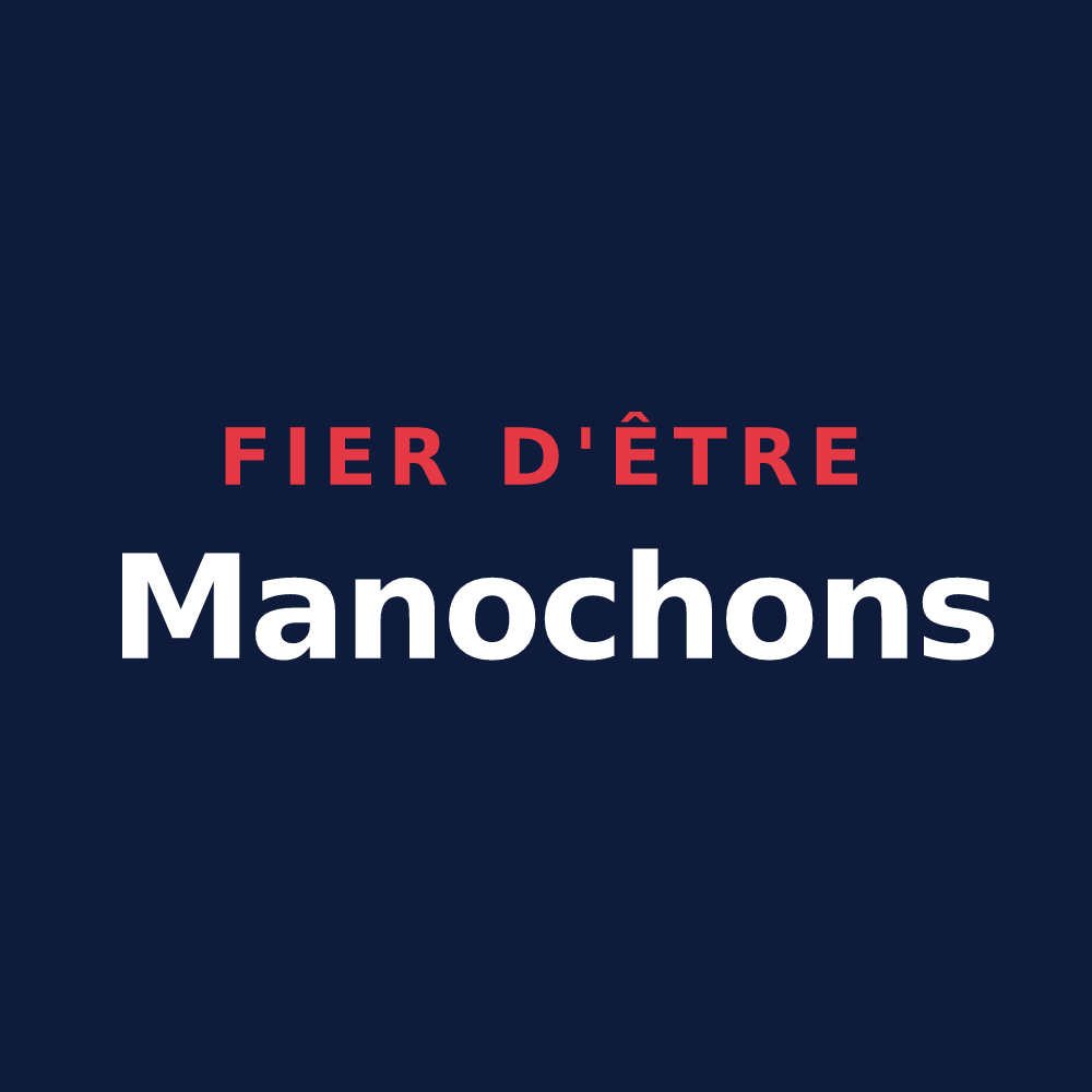 T-shirt « Fier d'être Manochons » — design pour Villemanoche