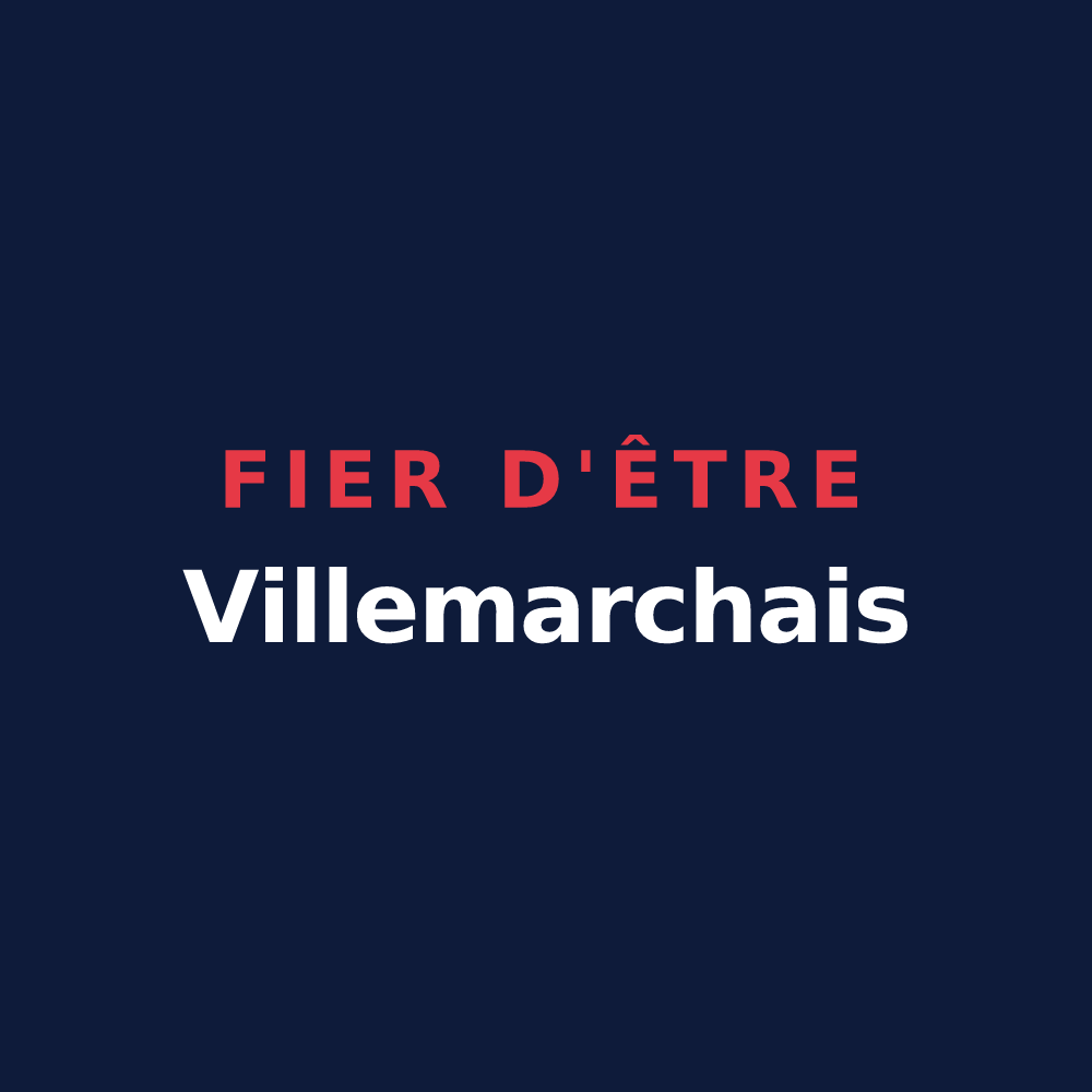 T-shirt « Fier d'être Villemarchais » — design pour Villemaréchal
