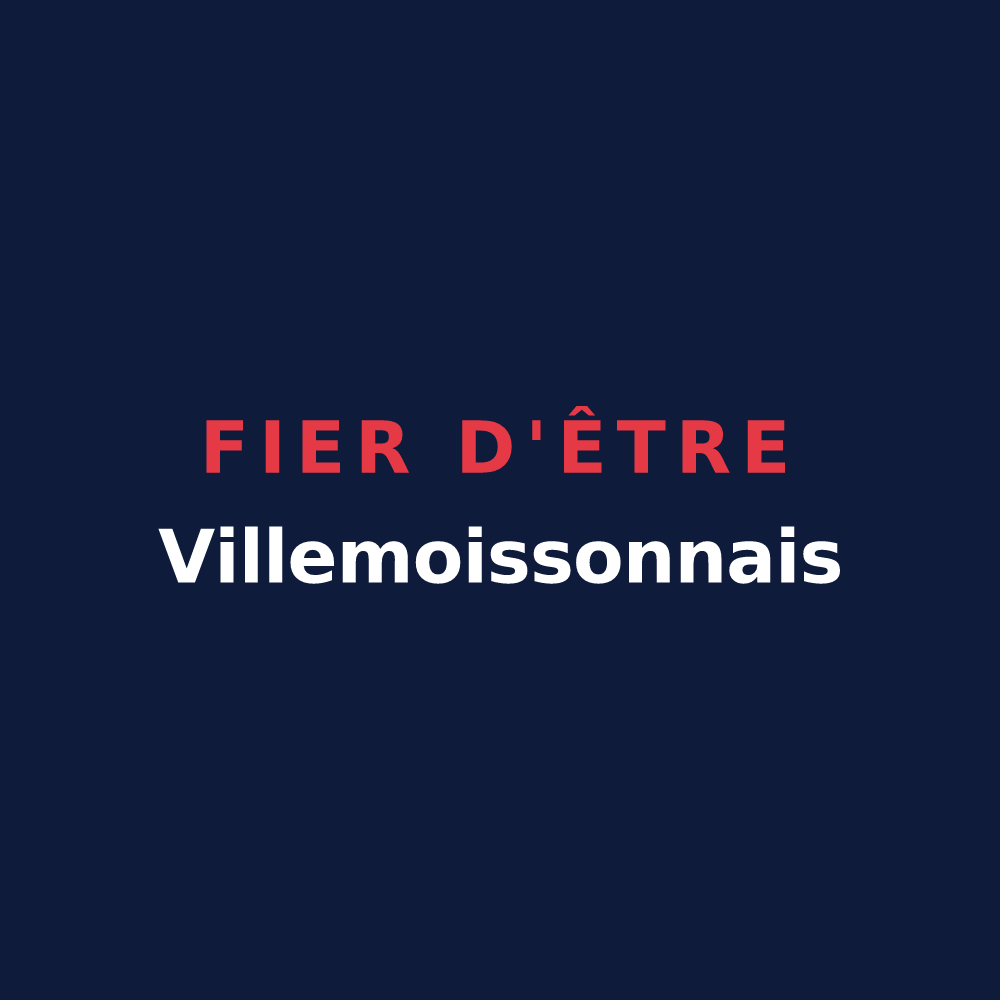 T-shirt « Fier d'être Villemoissonnais » — design pour Villemoisson-sur-Orge