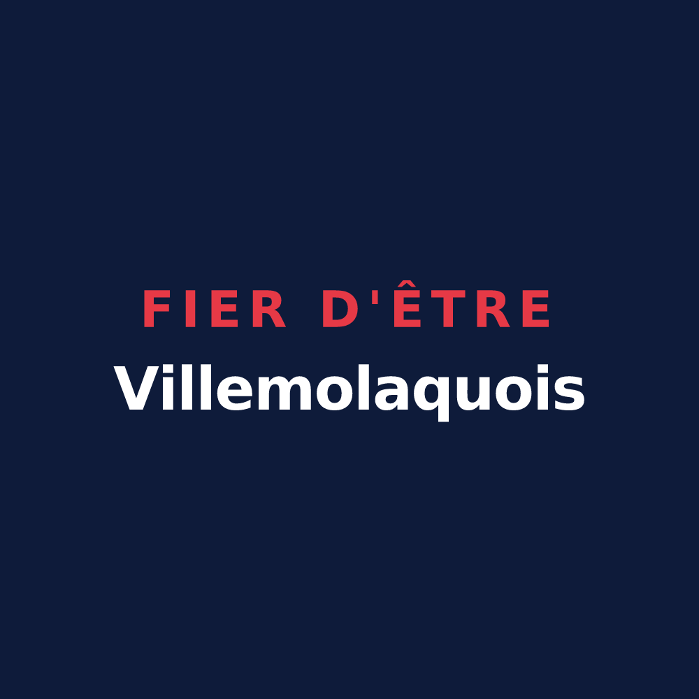 T-shirt « Fier d'être Villemolaquois » — design pour Villemolaque
