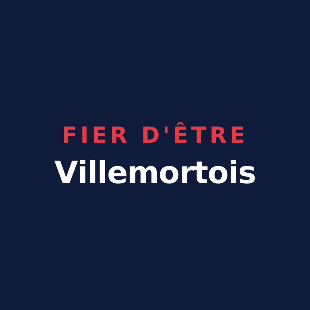 T-shirt « Fier d'être Villemortois » — design pour Villemort
