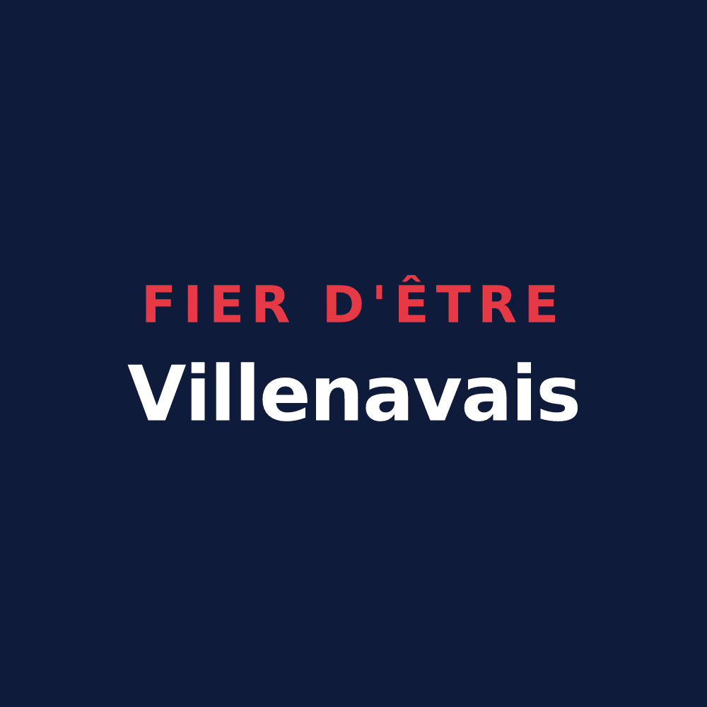T-shirt « Fier d'être Villenavais » — design pour Villenave-d'Ornon