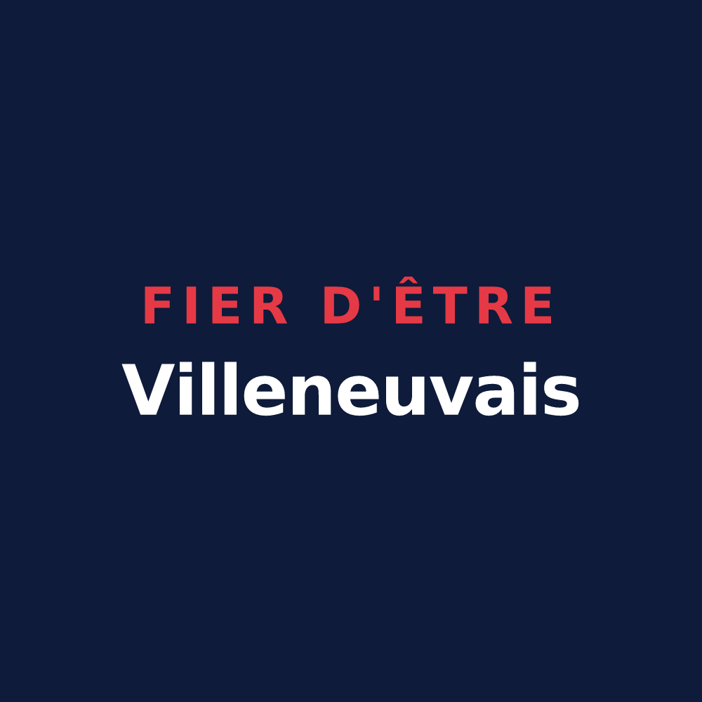 T-shirt « Fier d'être Villeneuvais » — design pour Villeneuve