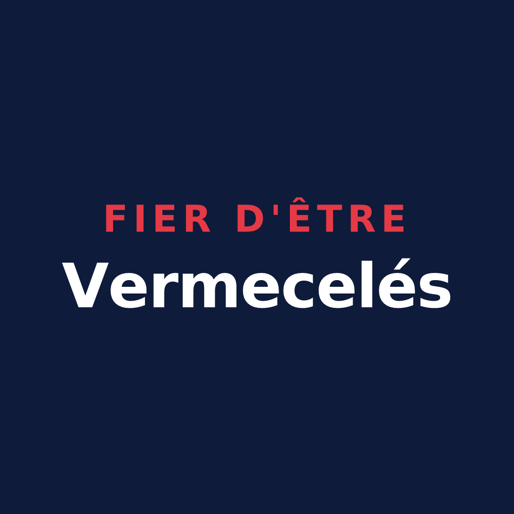 T-shirt « Fier d'être Vermecelés » — design pour Villeneuve-d'Amont