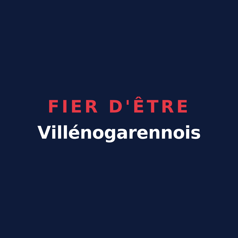 T-shirt « Fier d'être Villénogarennois » — design pour Villeneuve-la-Garenne