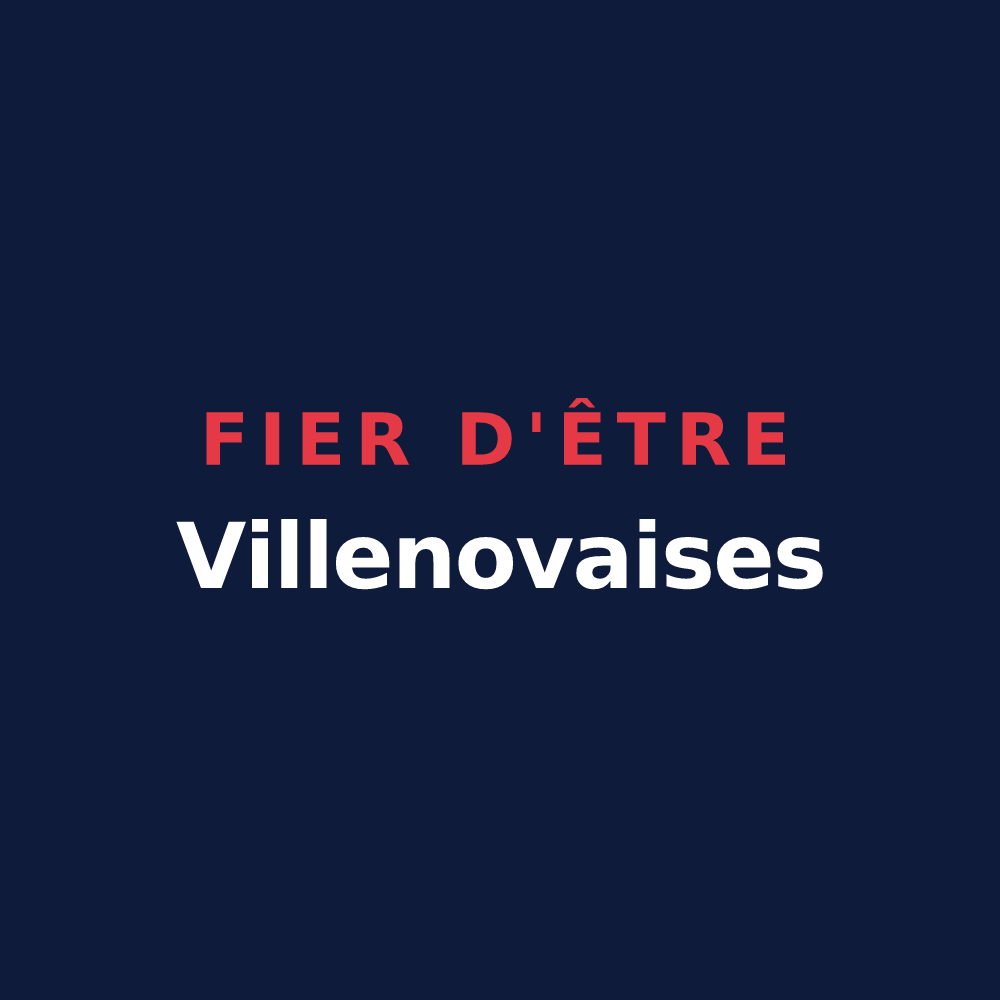 T-shirt « Fier d'être Villenovaises » — design pour Villeneuve-les-Corbières