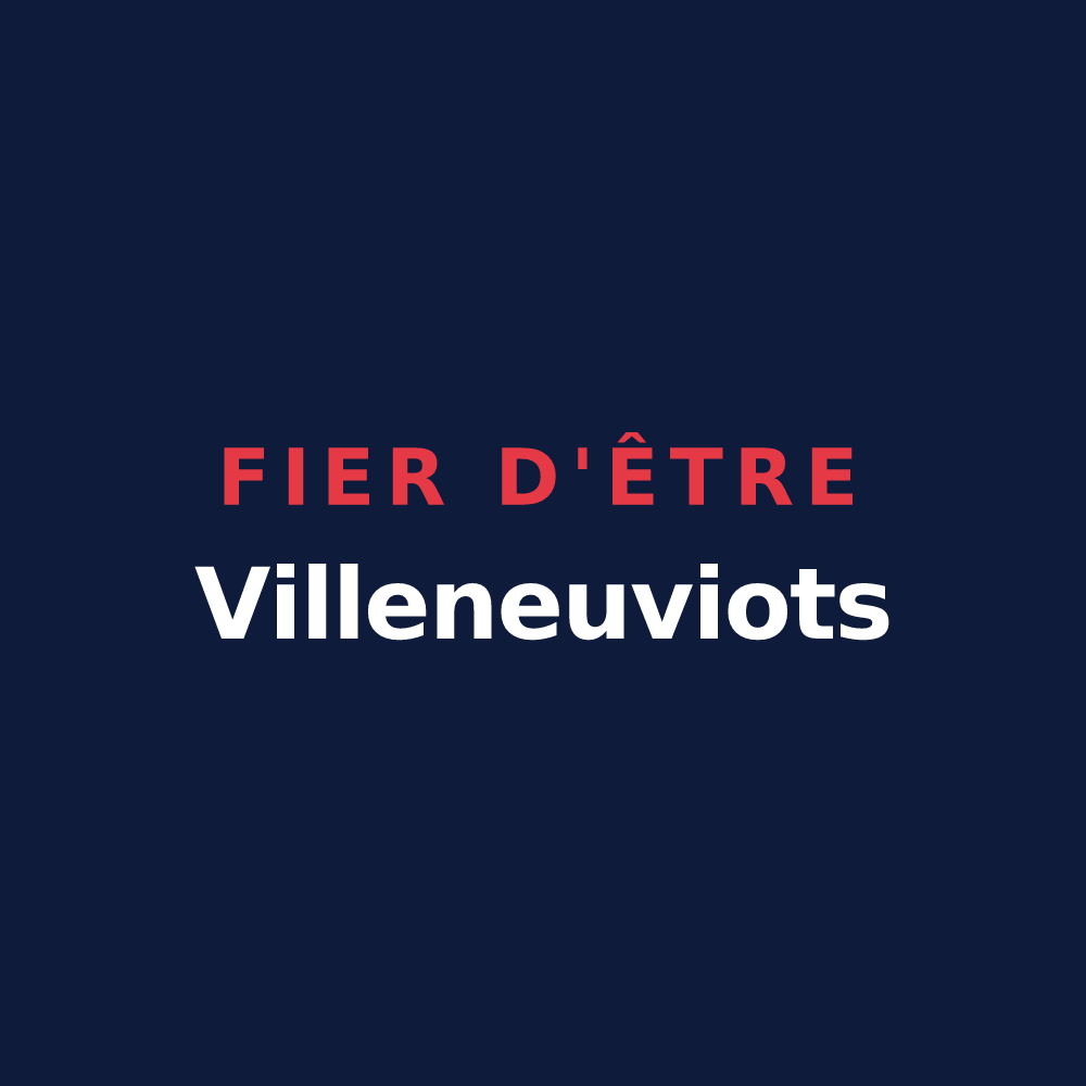 T-shirt « Fier d'être Villeneuviots » — design pour Villeneuve-Renneville-Chevigny