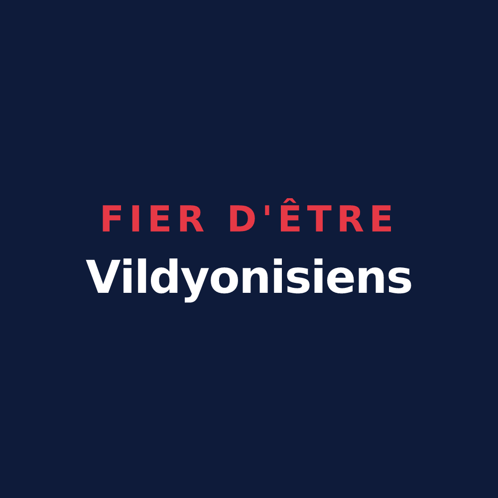 T-shirt « Fier d'être Vildyonisiens » — design pour Villeneuve-Saint-Denis