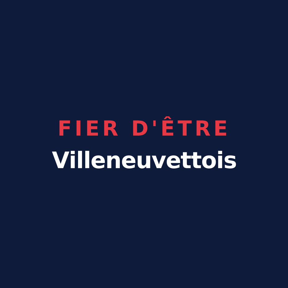 T-shirt « Fier d'être Villeneuvettois » — design pour Villeneuvette