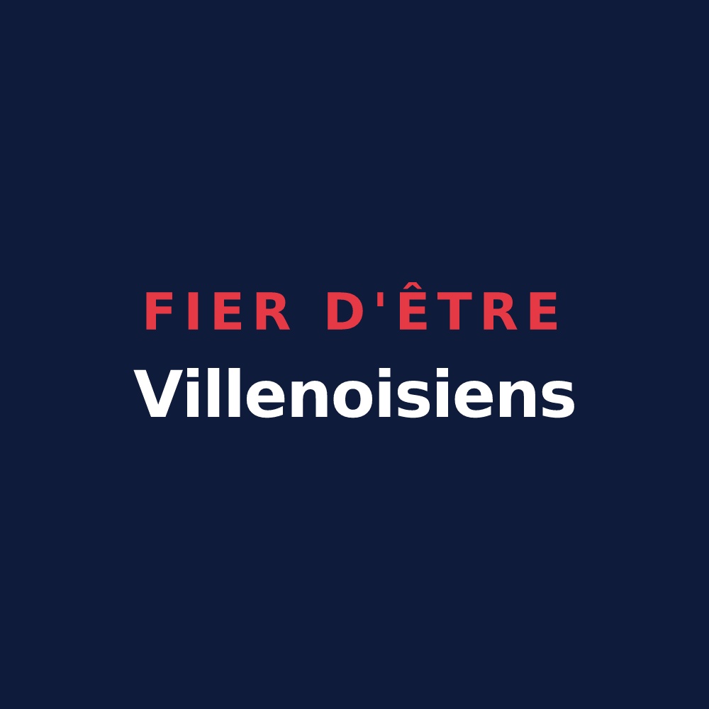 T-shirt « Fier d'être Villenoisiens » — design pour Villenoy