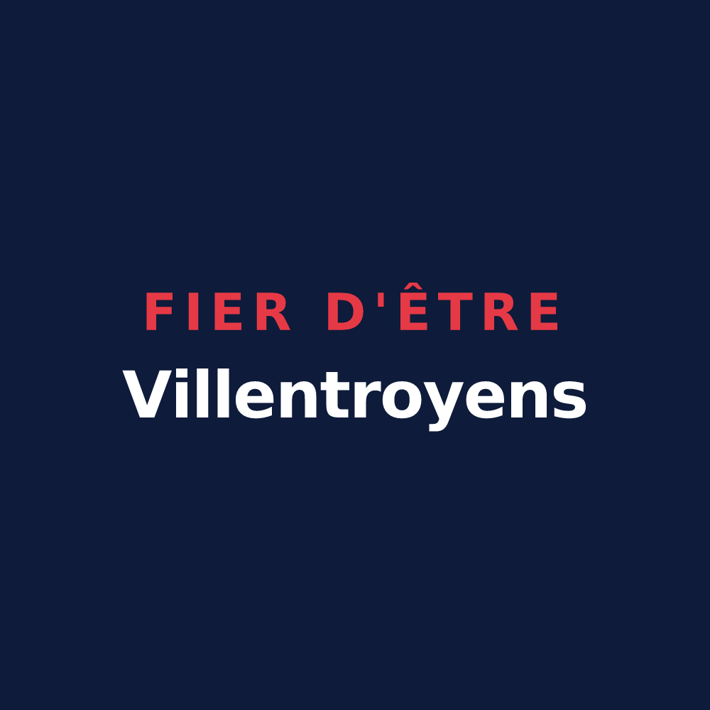 T-shirt « Fier d'être Villentroyens » — design pour Villentrois-Faverolles-en-Berry