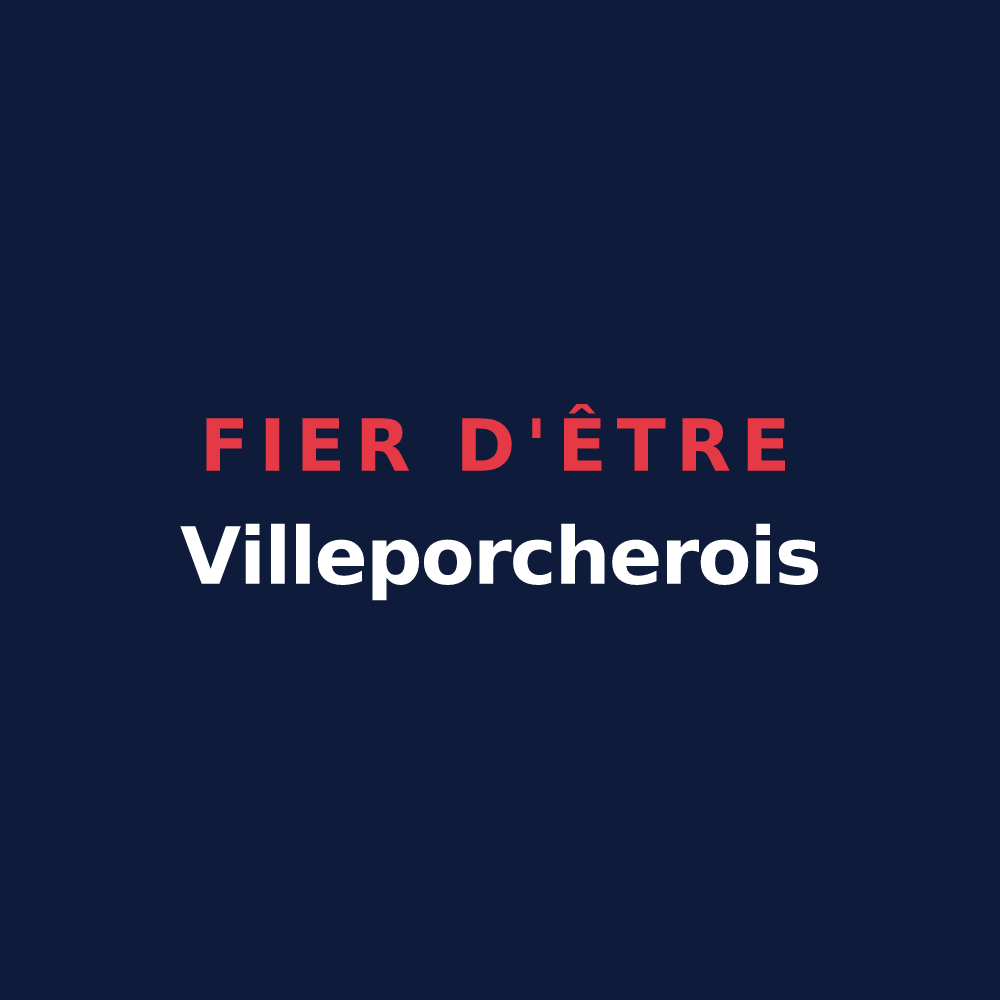 T-shirt « Fier d'être Villeporcherois » — design pour Villeporcher
