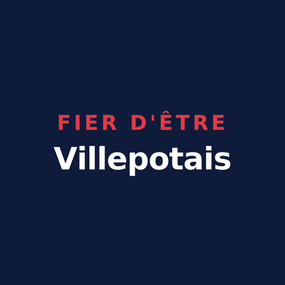 T-shirt « Fier d'être Villepotais » — design pour Villepot