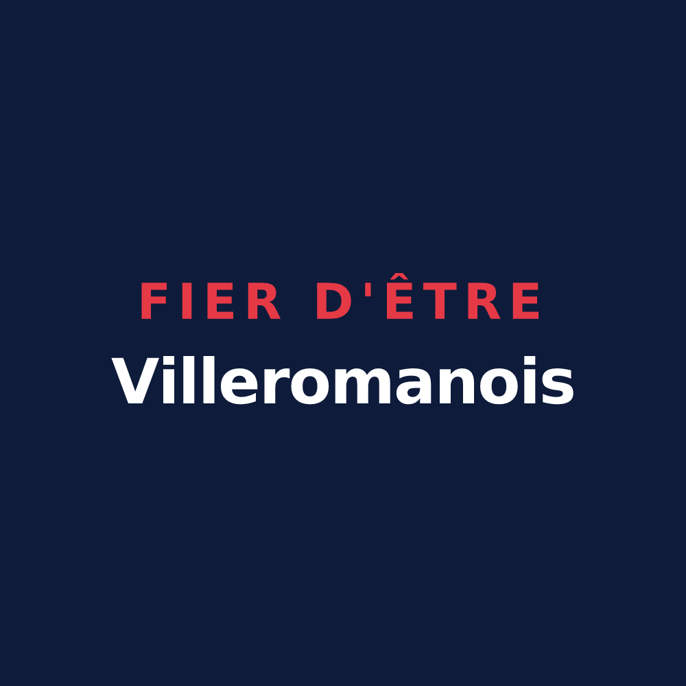 T-shirt « Fier d'être Villeromanois » — design pour Villeromain