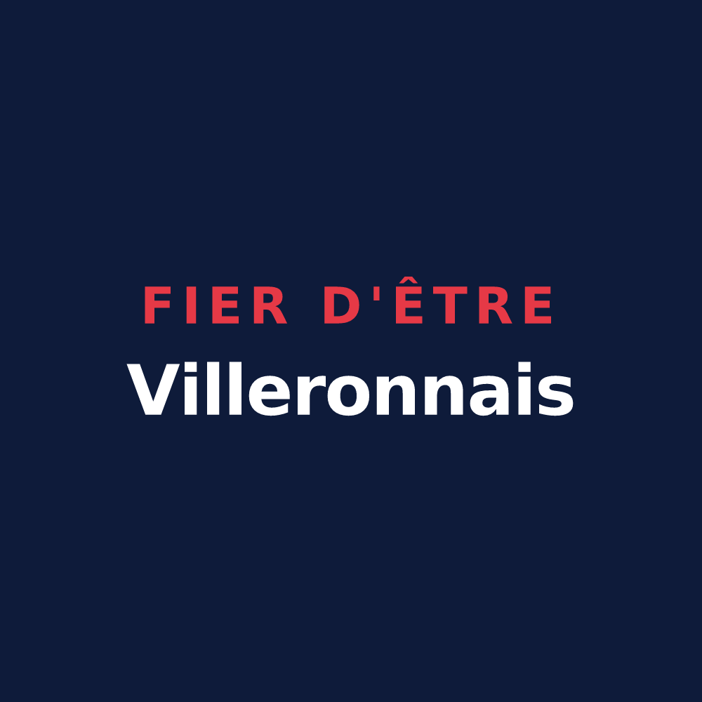 T-shirt « Fier d'être Villeronnais » — design pour Villeron