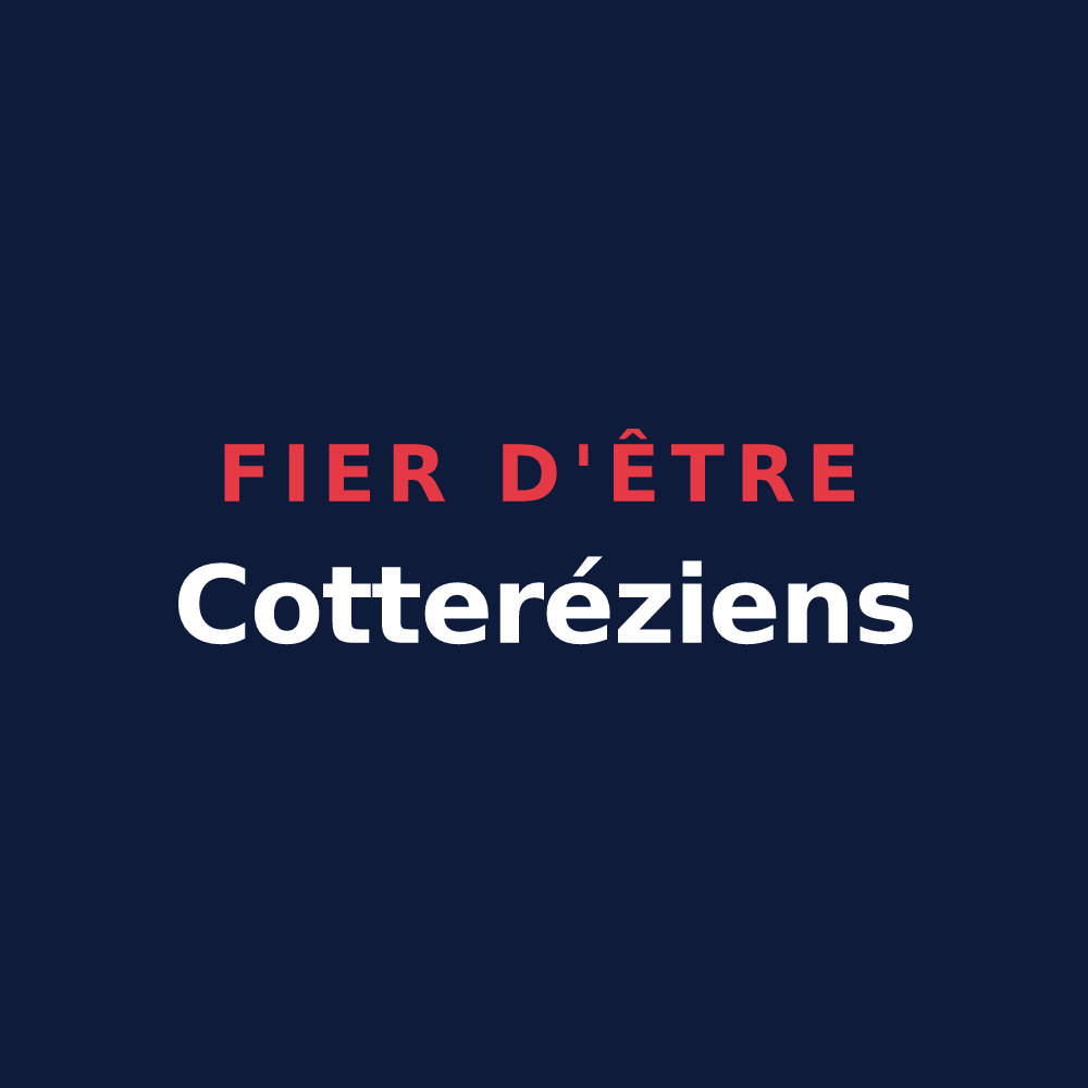 T-shirt « Fier d'être Cotteréziens » — design pour Villers-Cotterêts