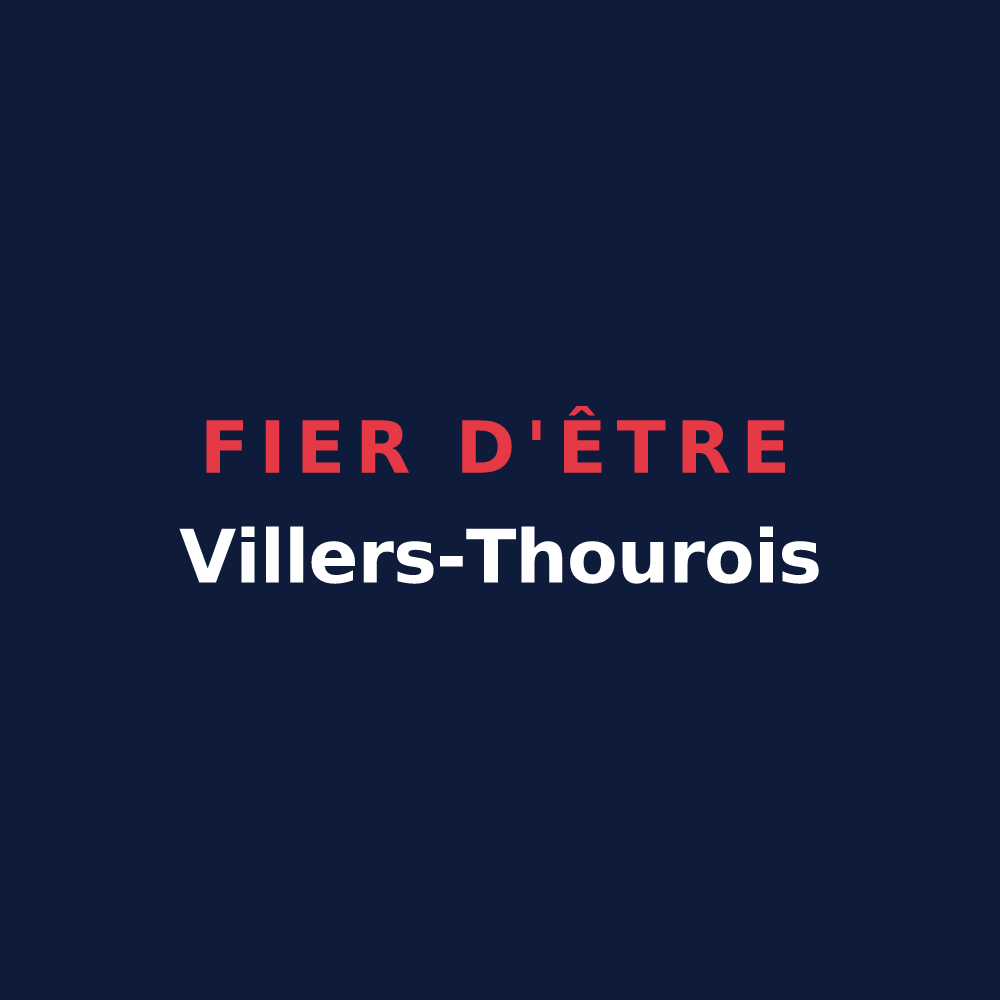 T-shirt « Fier d'être Villers-Thourois » — design pour Villers-devant-le-Thour