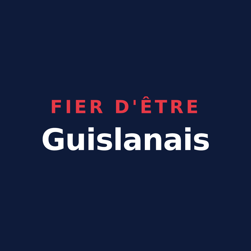 T-shirt « Fier d'être Guislanais » — design pour Villers-Guislain