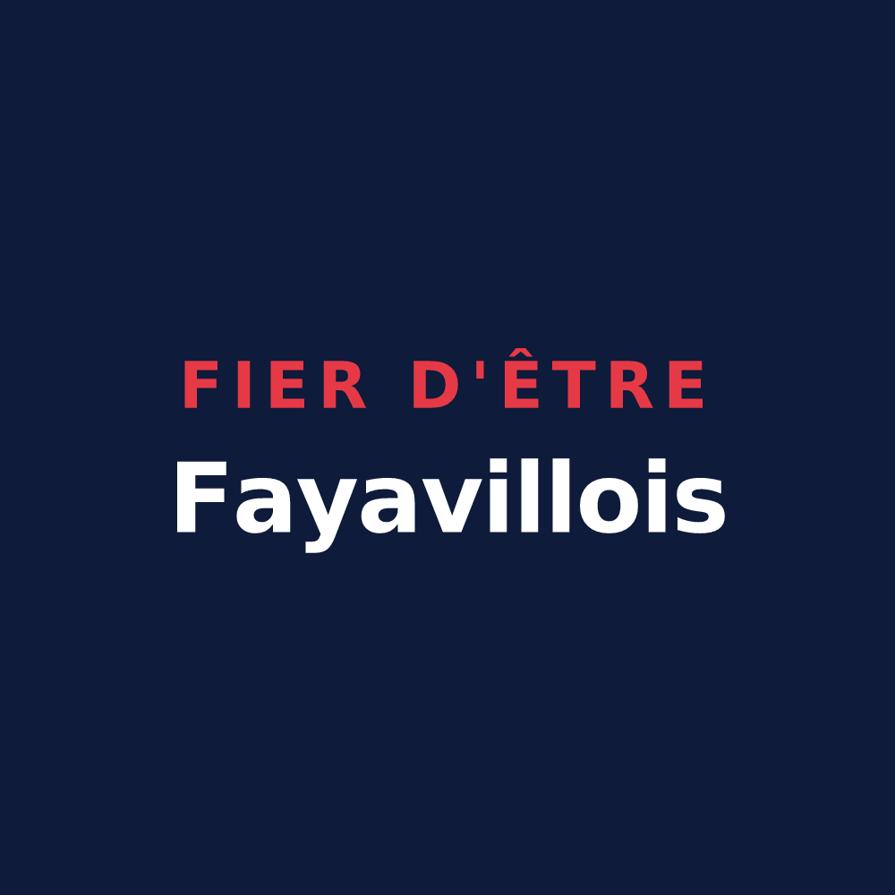 T-shirt « Fier d'être Fayavillois » — design pour Villers-la-Faye