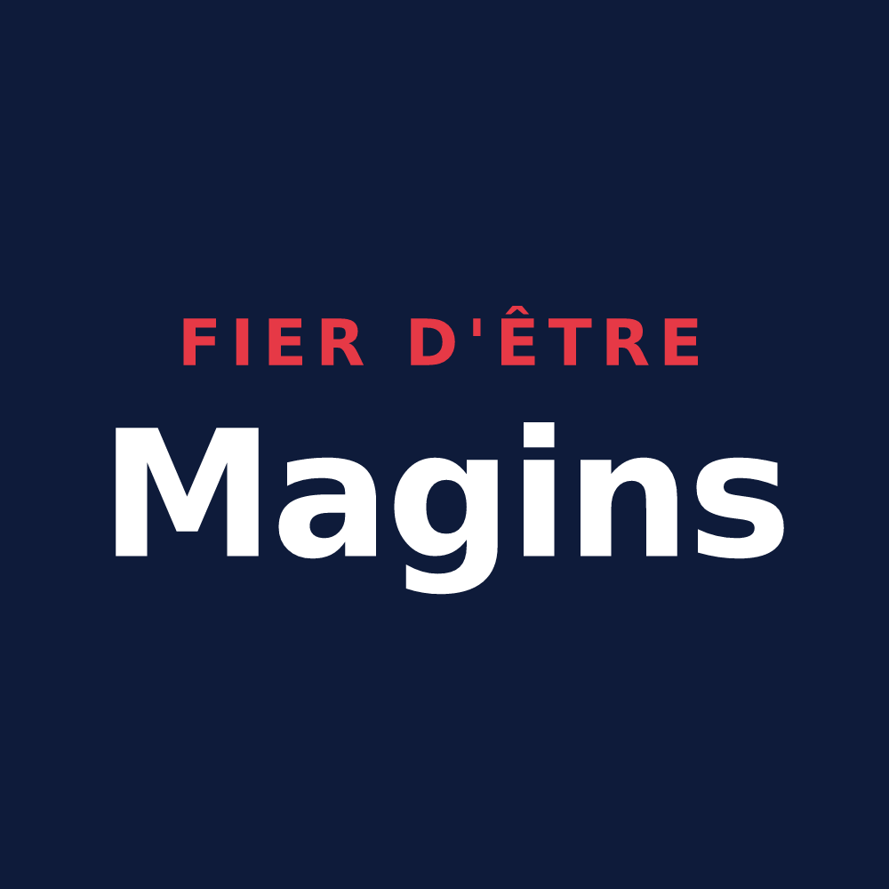 T-shirt « Fier d'être Magins » — design pour Villers-la-Montagne