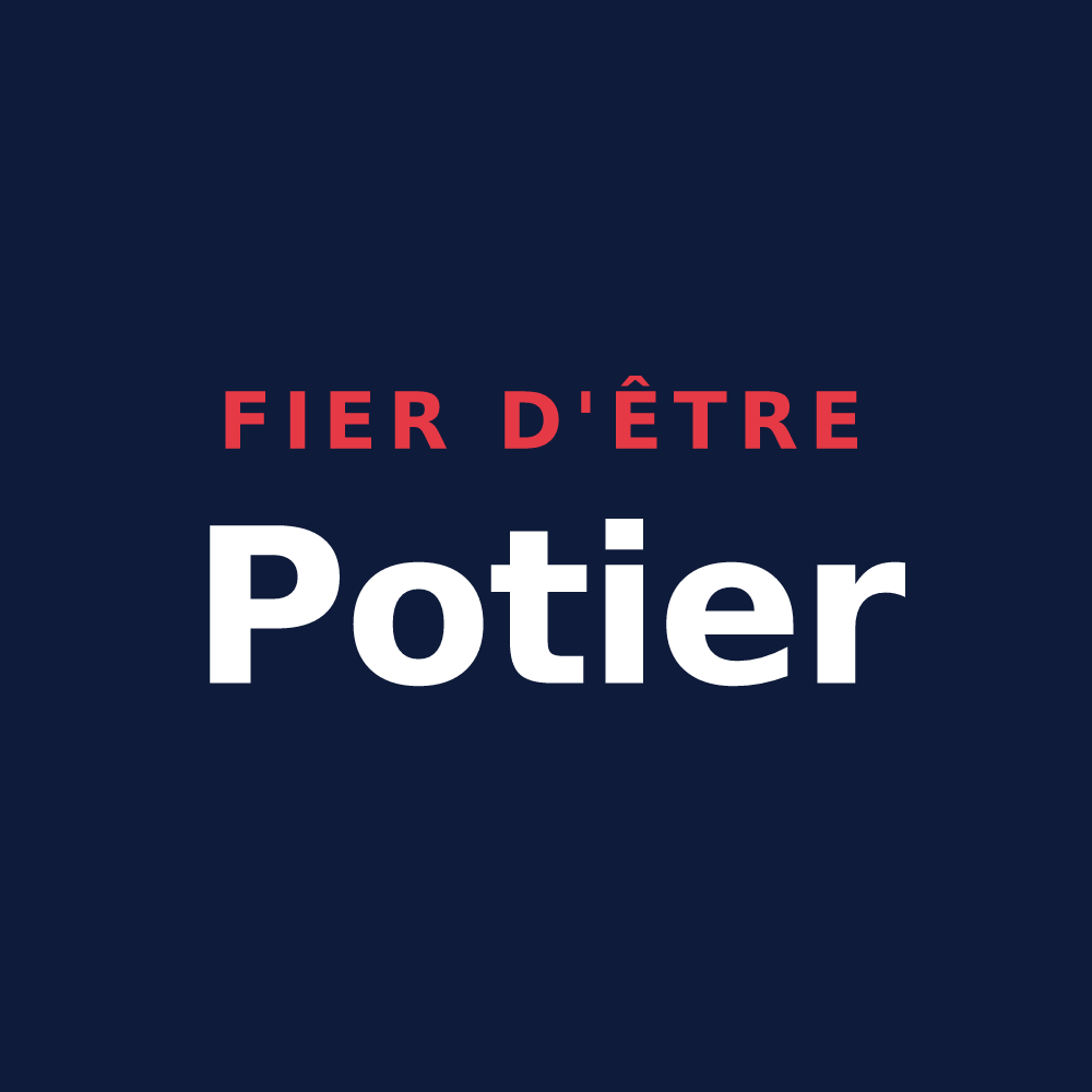 T-shirt « Fier d'être Potier » — design pour Villers-les-Pots