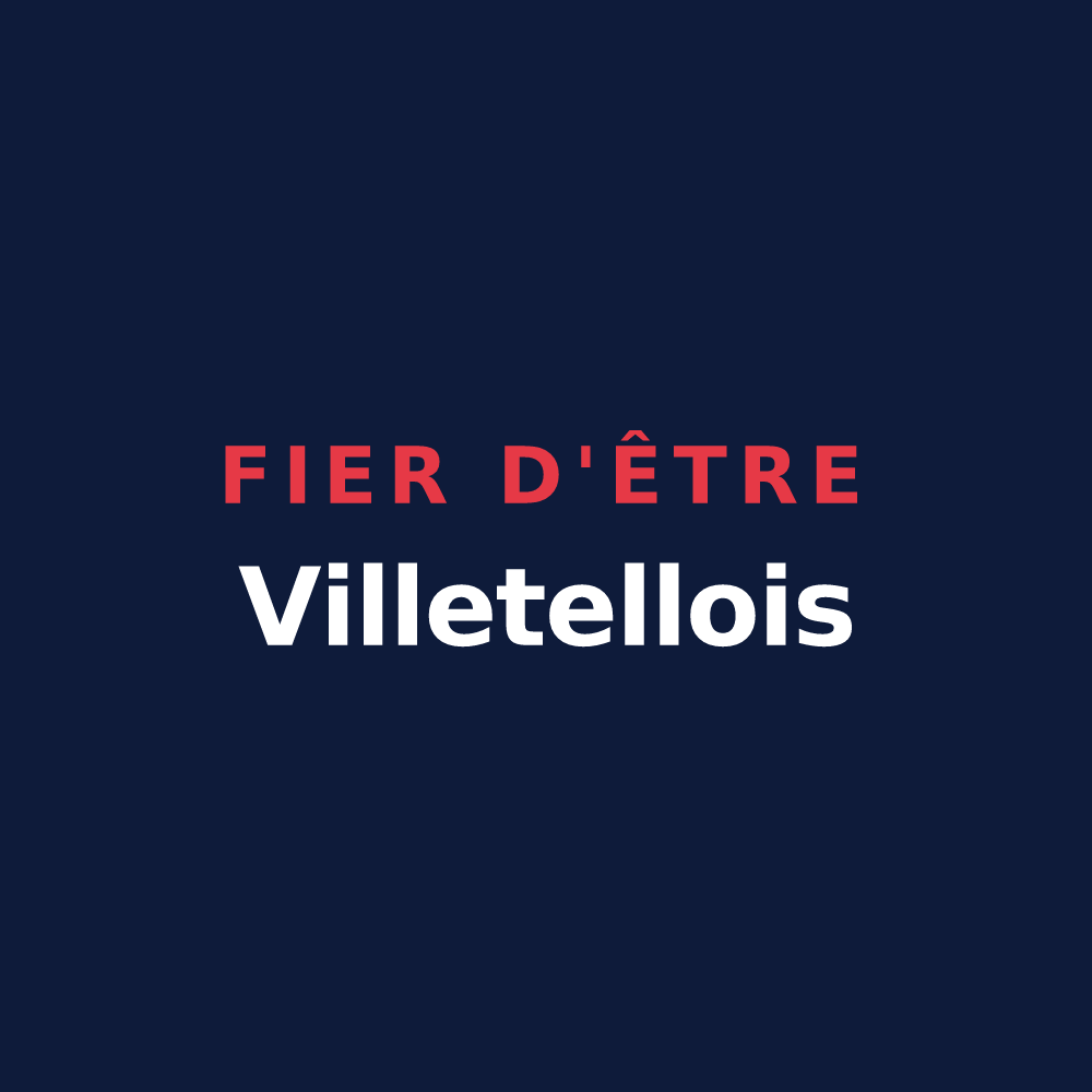T-shirt « Fier d'être Villetellois » — design pour Villetelle