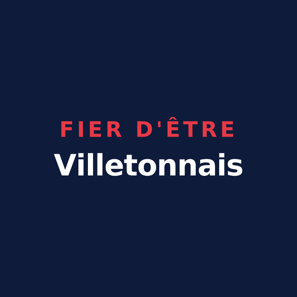 T-shirt « Fier d'être Villetonnais » — design pour Villeton