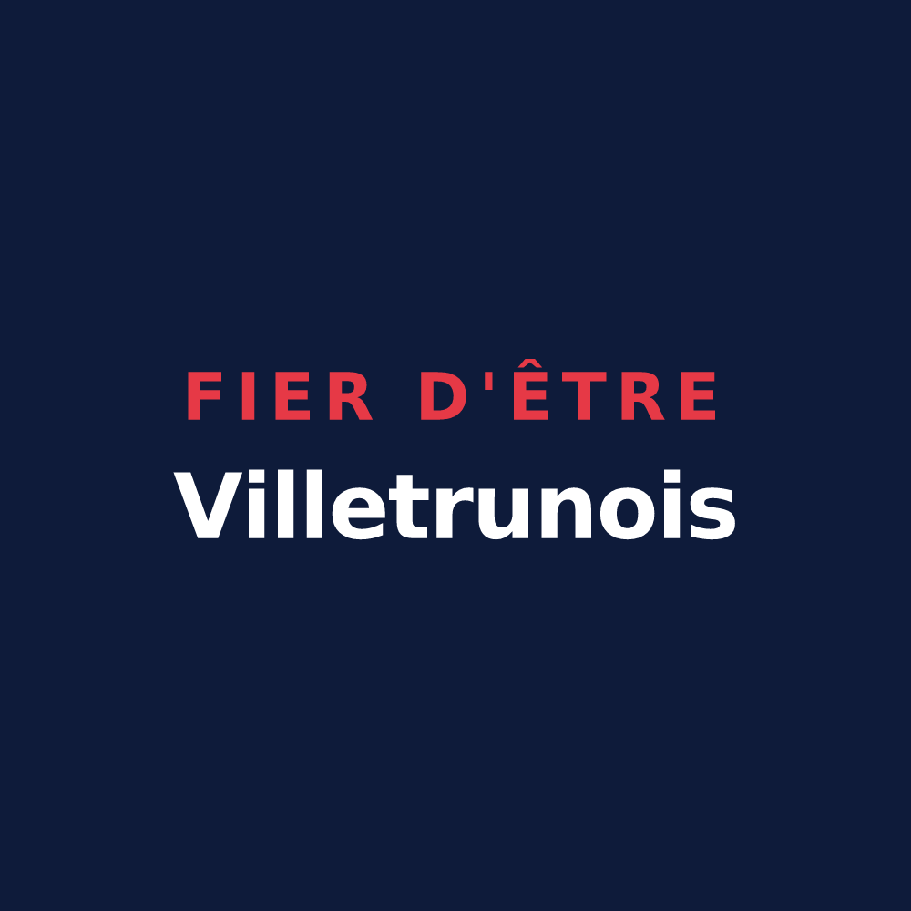 T-shirt « Fier d'être Villetrunois » — design pour Villetrun