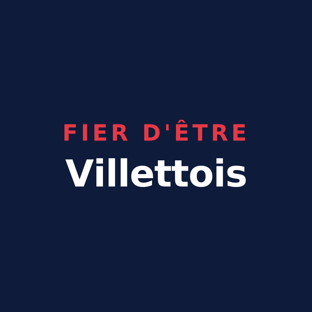 T-shirt « Fier d'être Villettois » — design pour Villette-d'Anthon