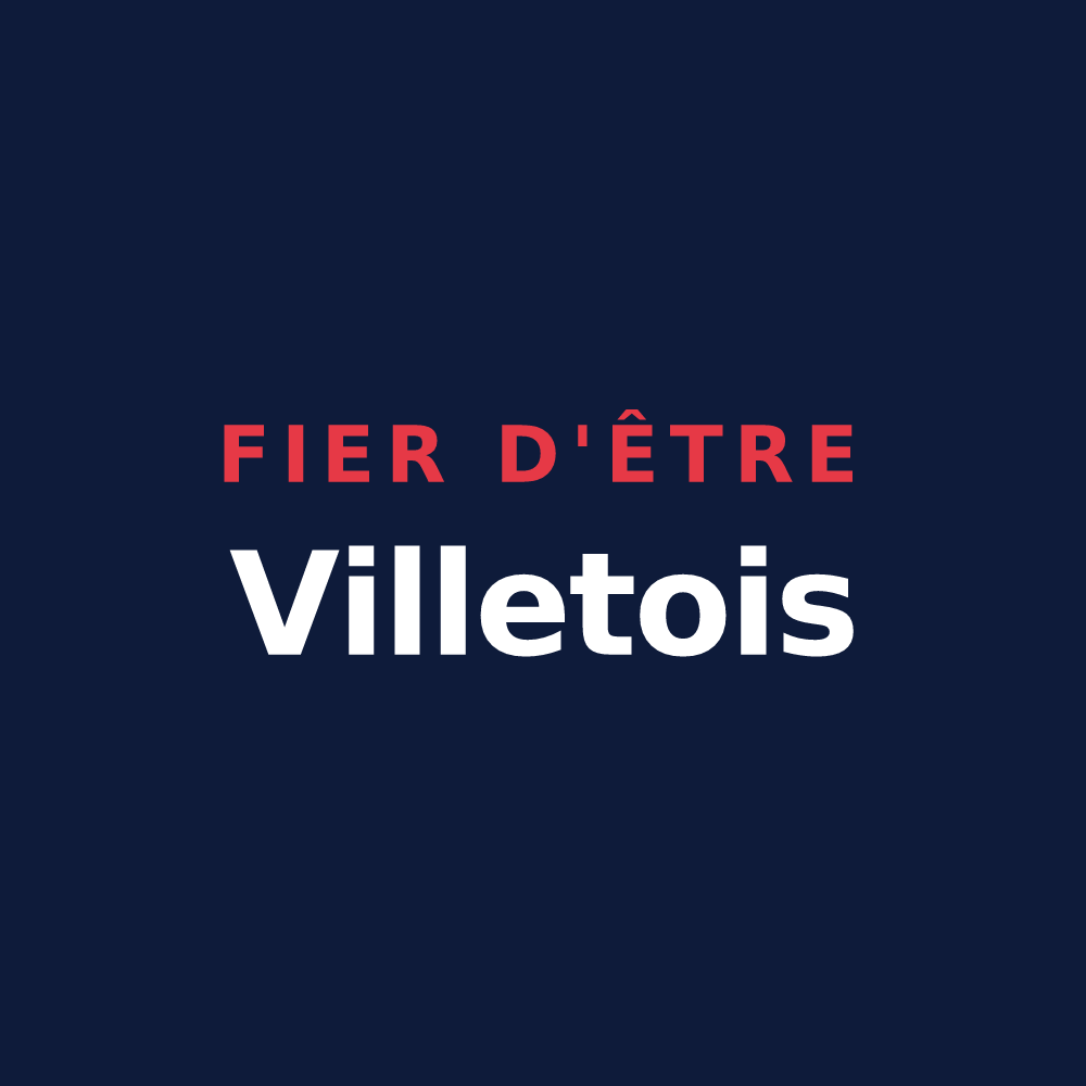 T-shirt « Fier d'être Villetois » — design pour Villette-sur-Ain