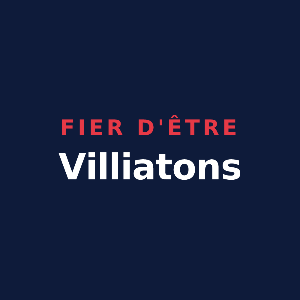 T-shirt « Fier d'être Villiatons » — design pour Villié-Morgon