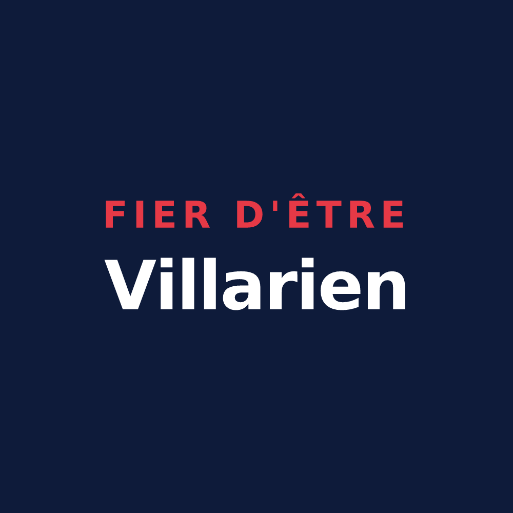 T-shirt « Fier d'être Villarien » — design pour Villiers-Fossard
