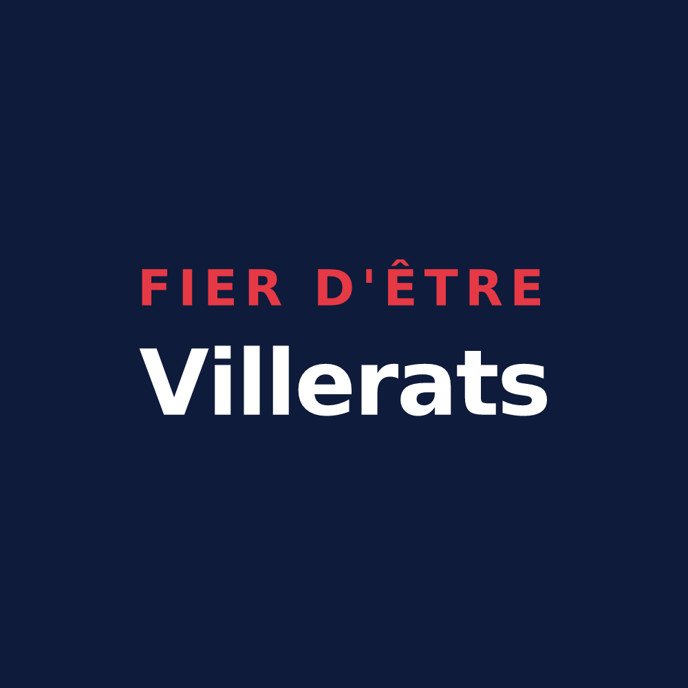 T-shirt « Fier d'être Villerats » — design pour Villiers-Herbisse