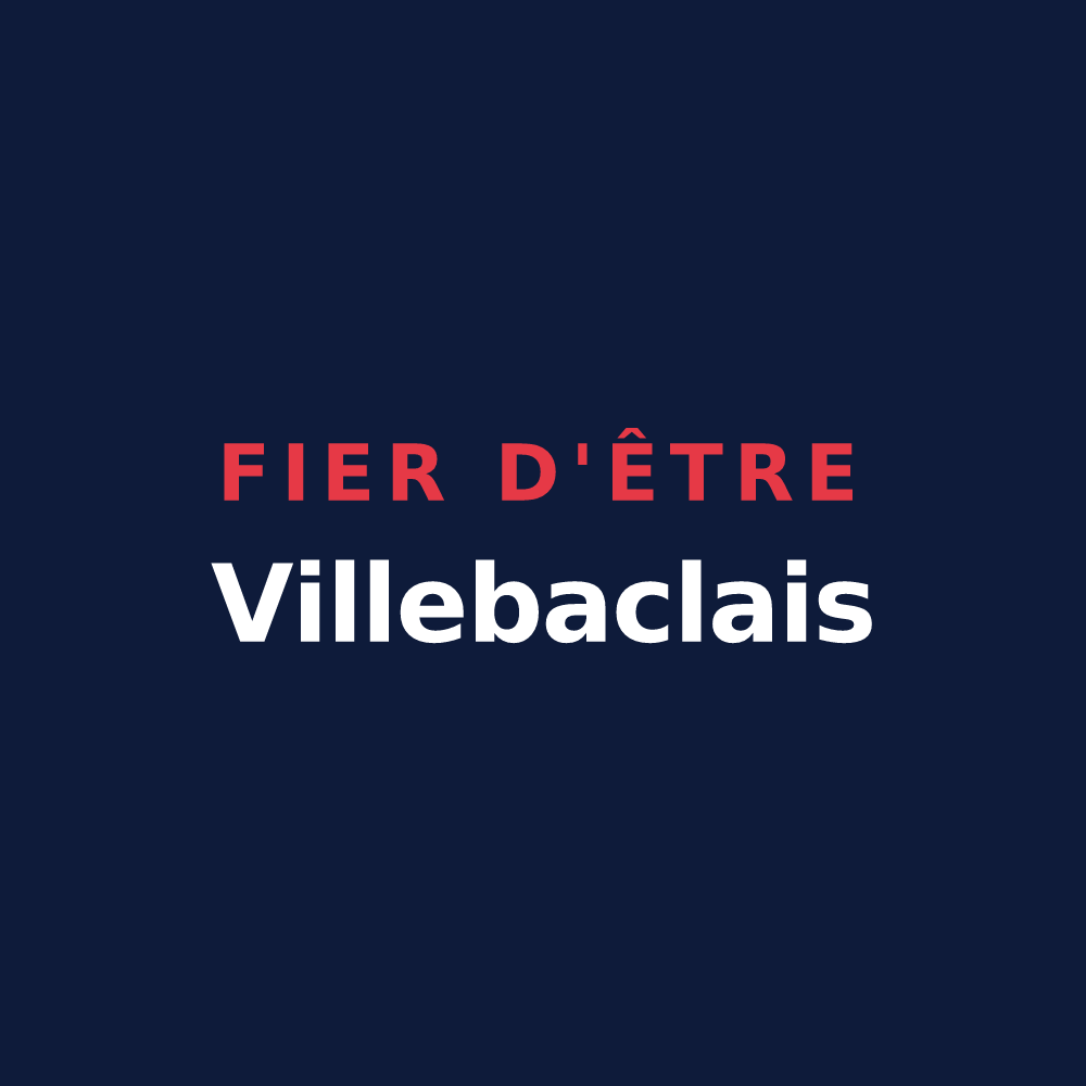 T-shirt « Fier d'être Villebaclais » — design pour Villiers-le-Bâcle