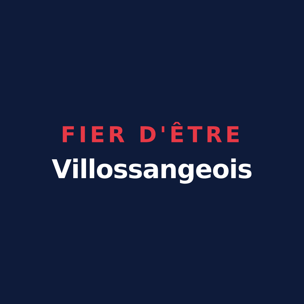 T-shirt « Fier d'être Villossangeois » — design pour Villossanges
