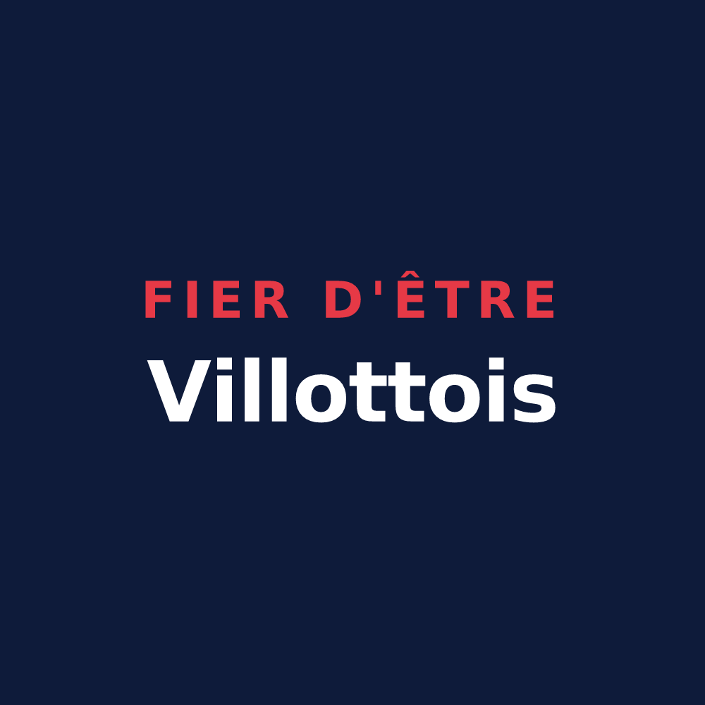 T-shirt « Fier d'être Villottois » — design pour Villotte