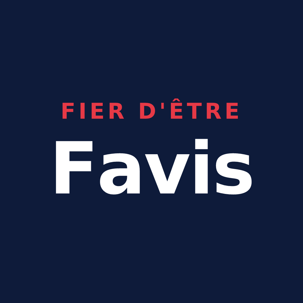 T-shirt « Fier d'être Favis » — design pour Villy-le-Bouveret