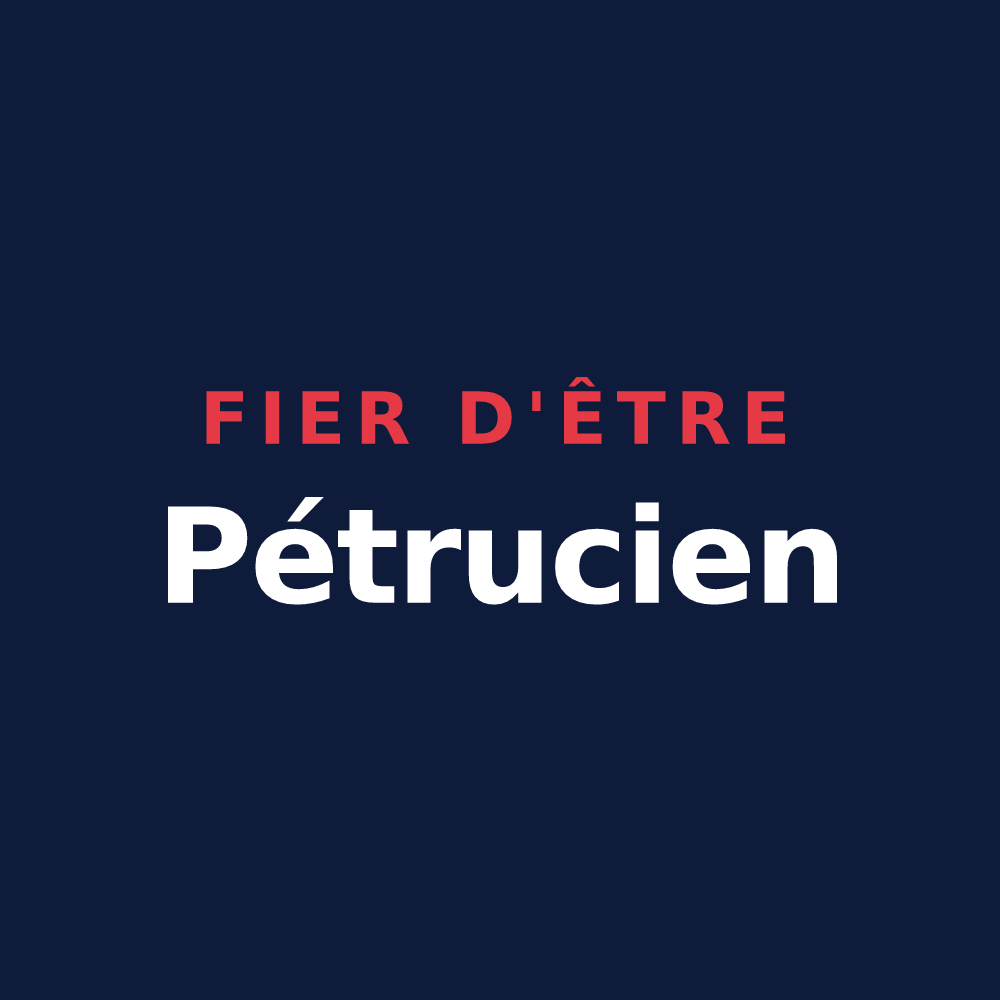 T-shirt « Fier d'être Pétrucien » — design pour Vimartin-sur-Orthe