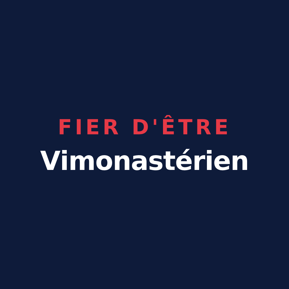 T-shirt « Fier d'être Vimonastérien » — design pour Vimoutiers