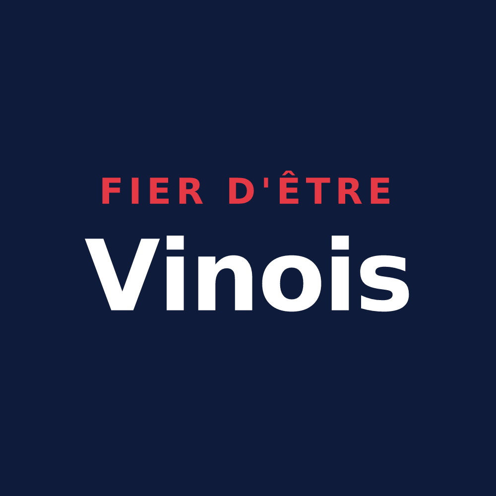 T-shirt « Fier d'être Vinois » — design pour Vinay