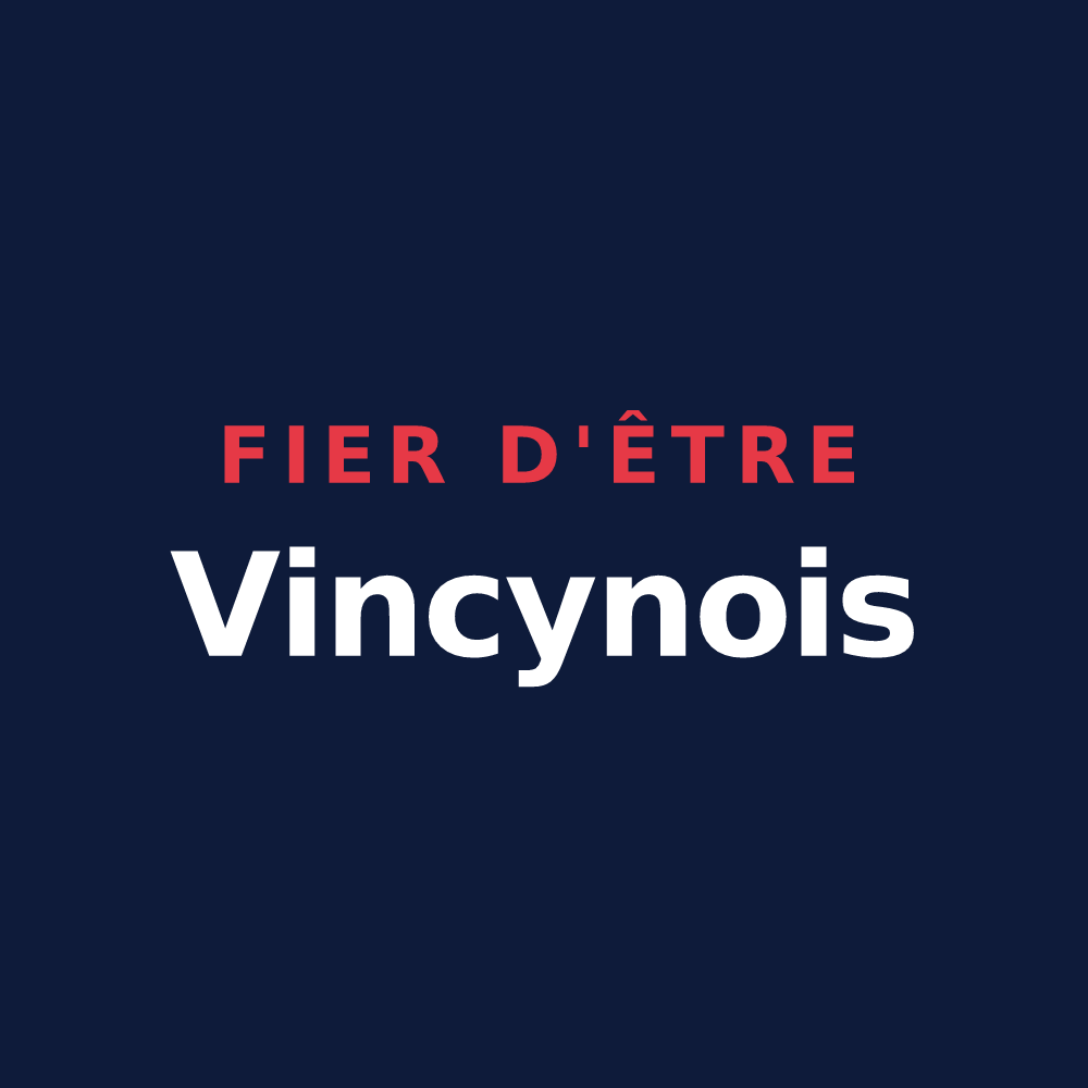 T-shirt « Fier d'être Vincynois » — design pour Vincy-Manœuvre