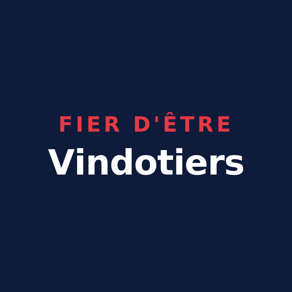T-shirt « Fier d'être Vindotiers » — design pour Vindey