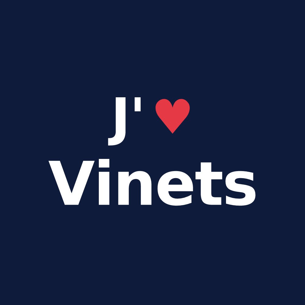 T-shirt personnalisé Vinets — design J'aime Vinets