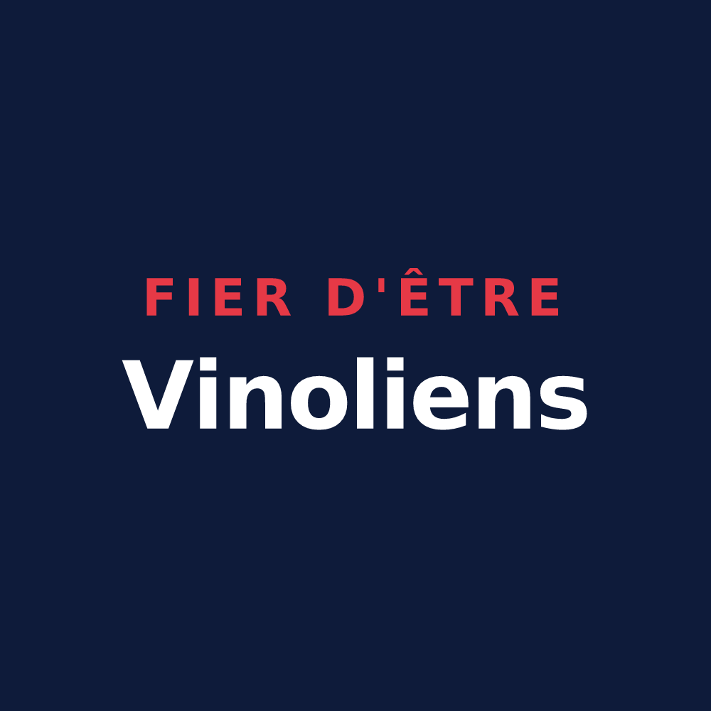 T-shirt « Fier d'être Vinoliens » — design pour Vineuil-Saint-Firmin