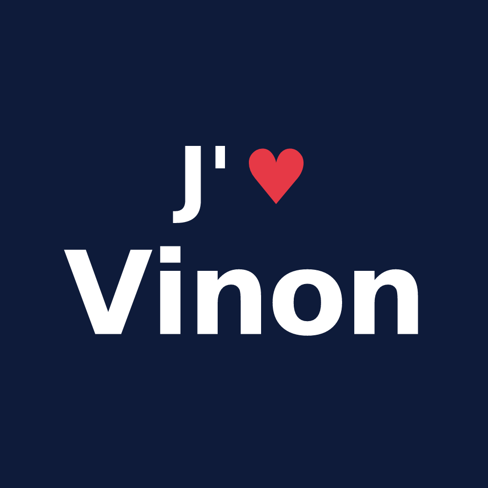 T-shirt personnalisé Vinon — design J'aime Vinon