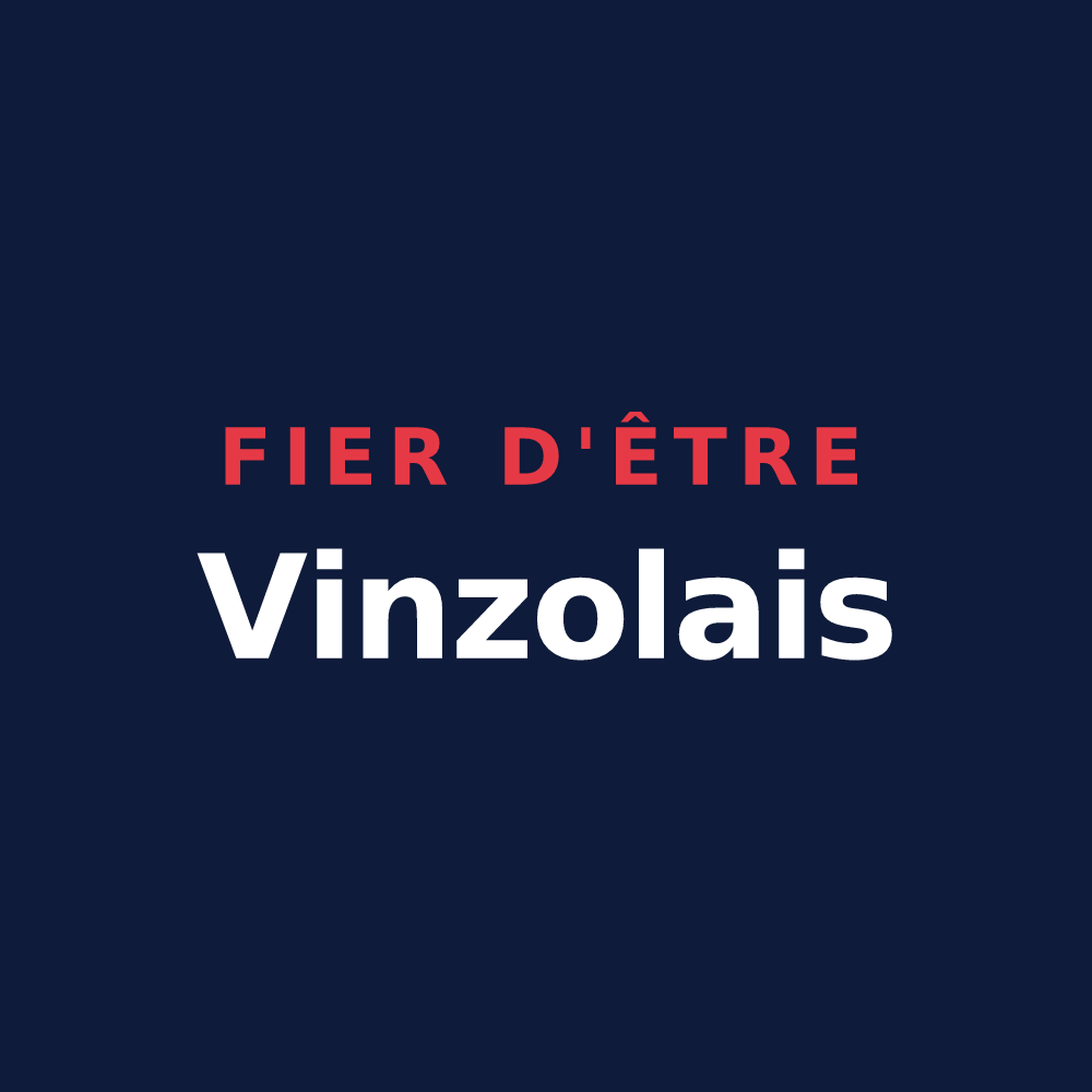 T-shirt « Fier d'être Vinzolais » — design pour Vinzier