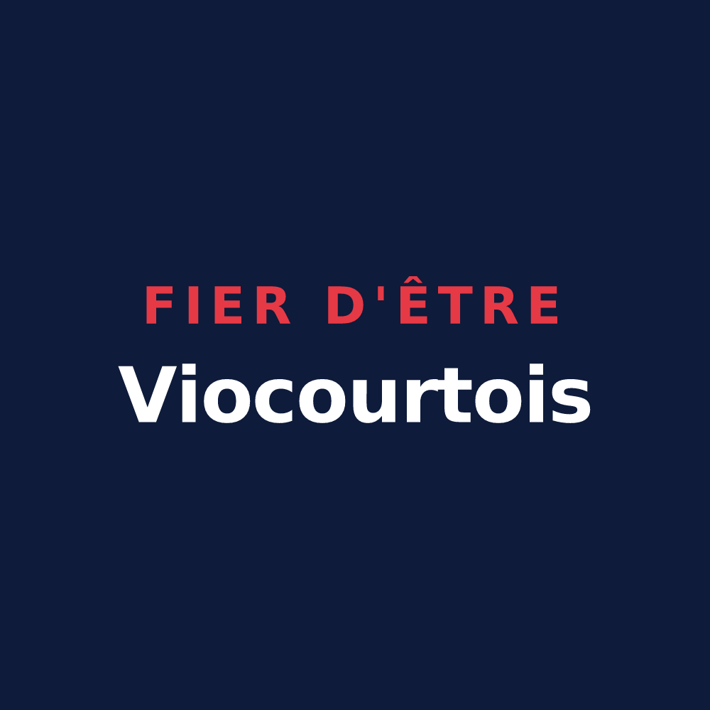 T-shirt « Fier d'être Viocourtois » — design pour Viocourt