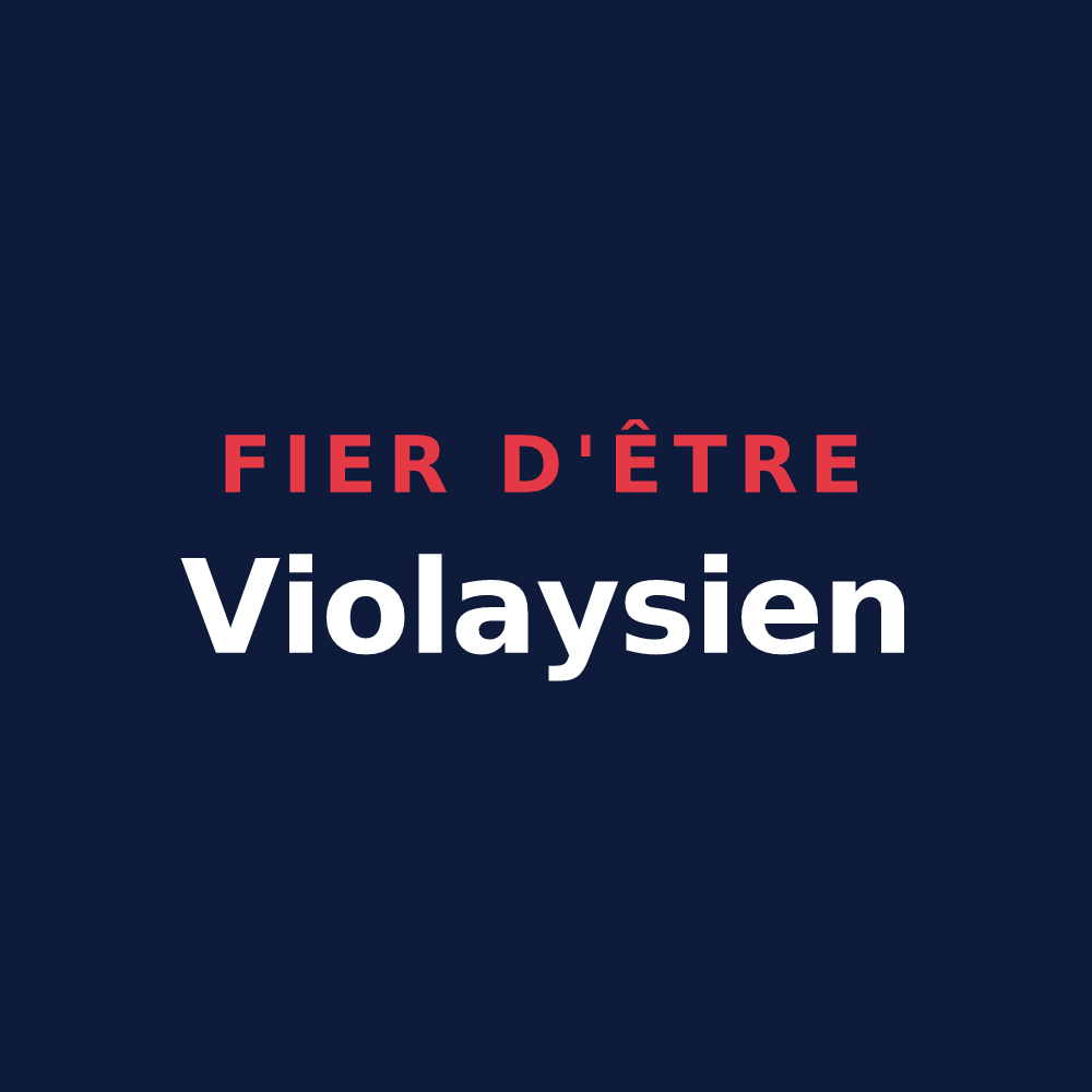 T-shirt « Fier d'être Violaysien » — design pour Violay